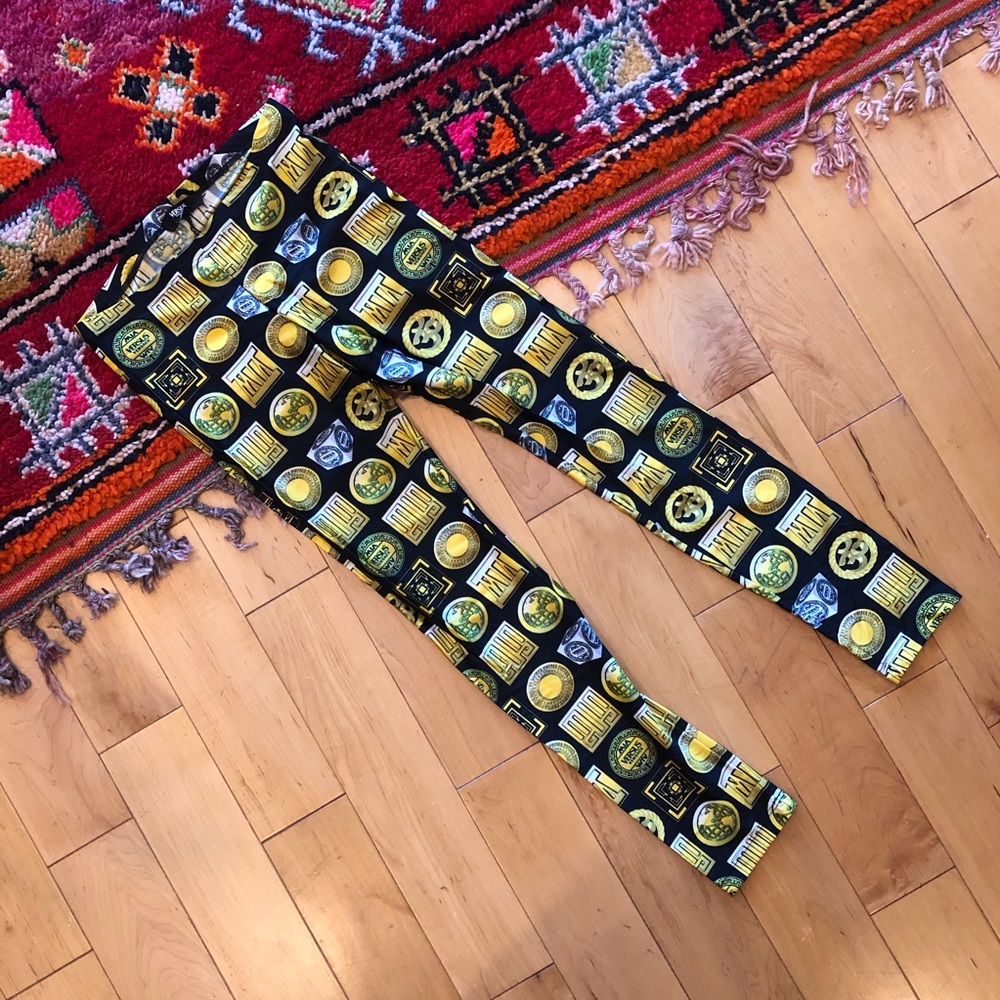 Authentic Versace Printed Leggings